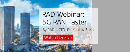 RAD Webinar: 5G RAN Faster