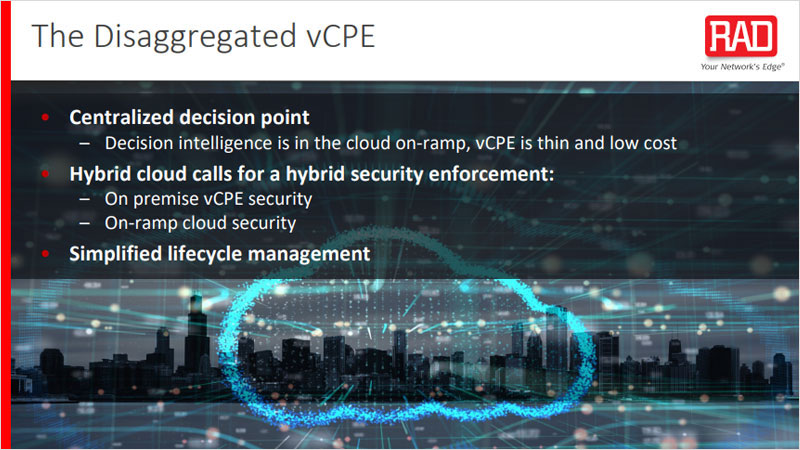 The Disaggregated vCPE