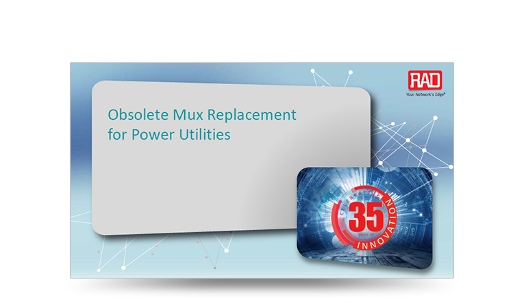 TDM Mux Replacement for Power Utilities