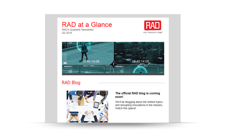 RAD at a Glance Newsletter Q2 2018